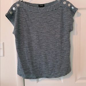 JONES NEW YORK STRIPED TOP